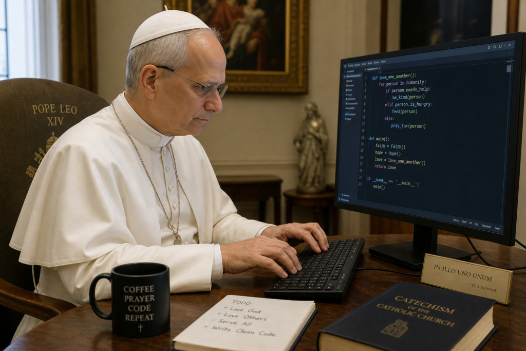 The Pope’s AI Playbook: When Ancient Authority Meets Silicon Valley Ethics Theater